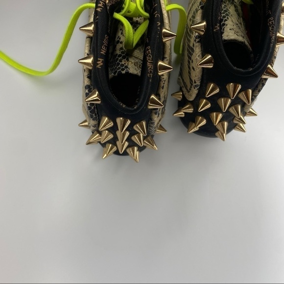 Melody Ehsani X Reebok Love Snakeskin Spike Sneakers 7.5 - Picture 2 of 4